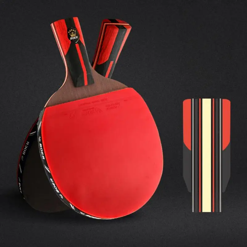 6 Star Table Tennis Racket Bat Professional Carbon Fiber Blade With