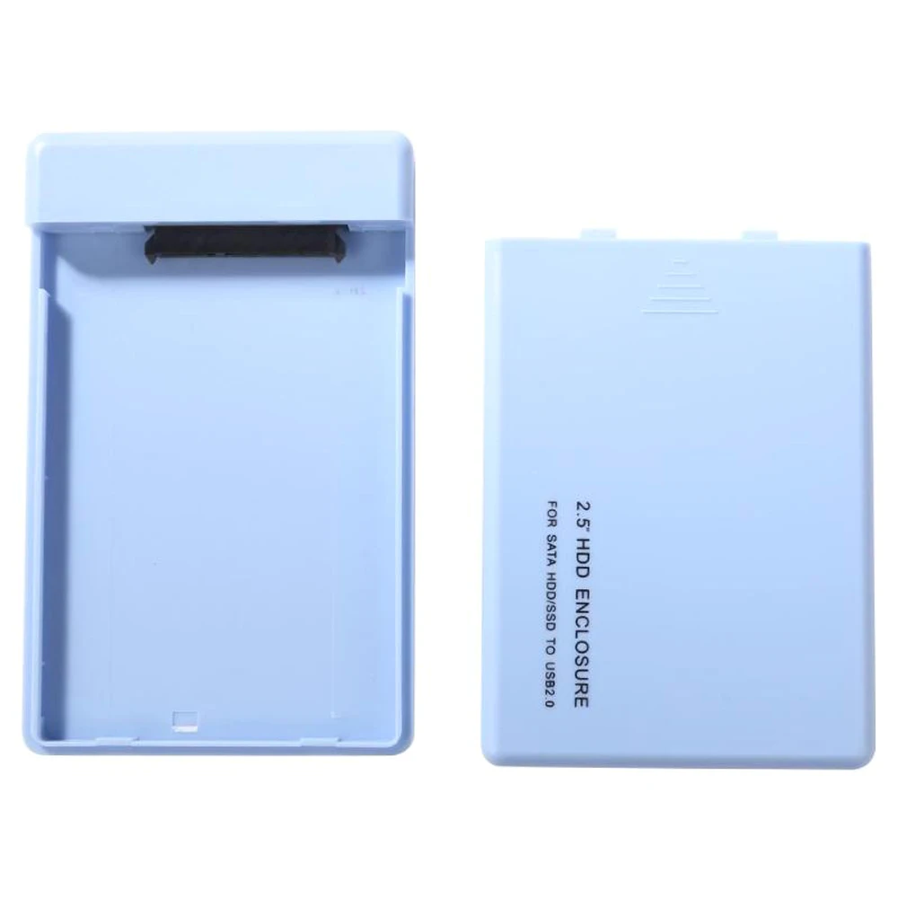 

2.5" in HDD Enclosure 480Mbps Data Transmission for SATA HDD/SSD to USB2.0 Hard Drive Disk HDD Case Hard Disk Solid state drives