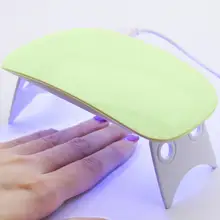 6 Вт УФ светодиодная лампа для ногтей Сушилка для ногтей отверждения ногтей инструмент портативный мини USB кабель