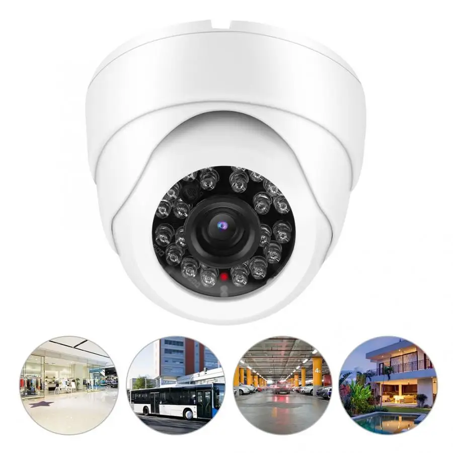 Ip камера AHD 720P купольная инфракрасная видеонаблюдения с ночным видением