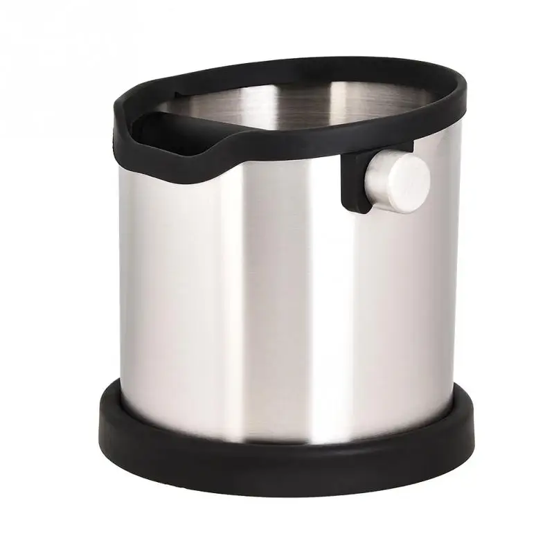 

1.8L Espresso Knock Box Coffee Grind Knock Box Espresso Dump Bin 201 stainless steel