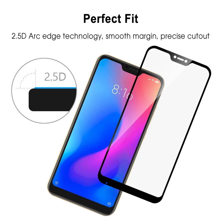 Для xiaomi a2 lite закаленное стекло на для Mi A1 6x 5x redmi 6 pro экран xiomi a 2 mia mia2 light mia1