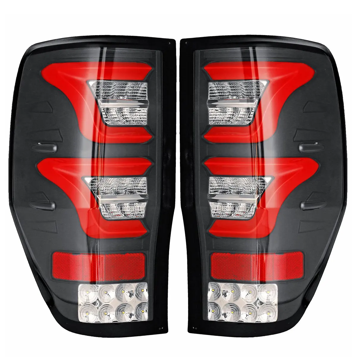 

1 Pair LED DIY Tail Light 2 Colors Rear Brake Lamp For Ford Ranger Raptor T6 T7 PX MK1 MK2 Wildtrak 2012 13 14 15 16 17 2018