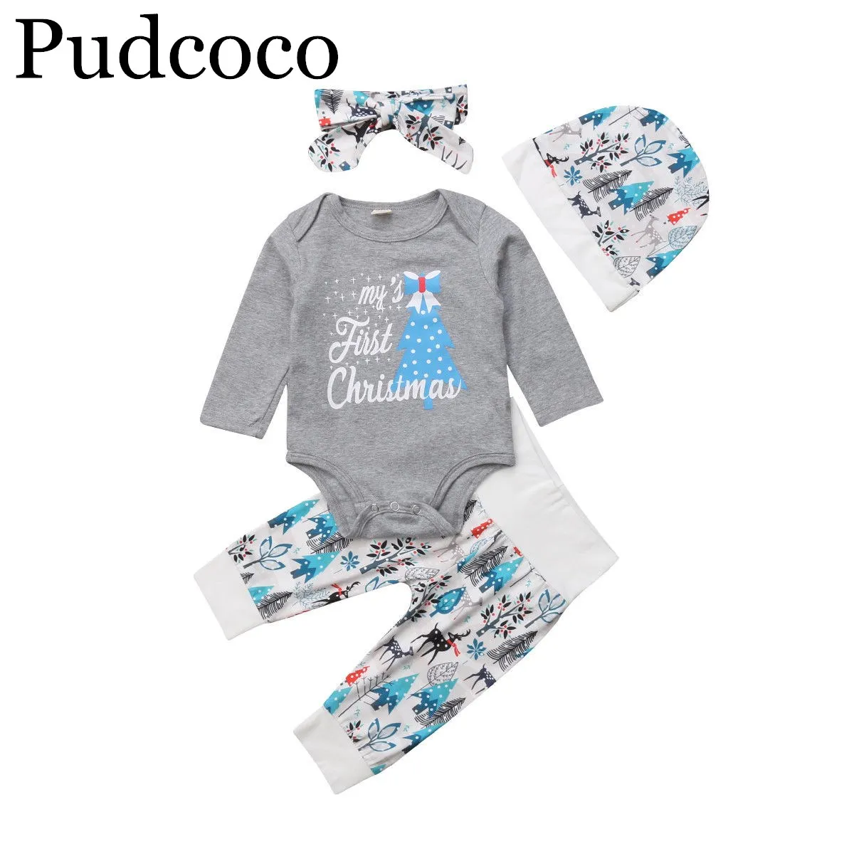 Pudcoco 2019 Фирменная Новинка для новорожденных Для маленьких мальчиков комбинезон