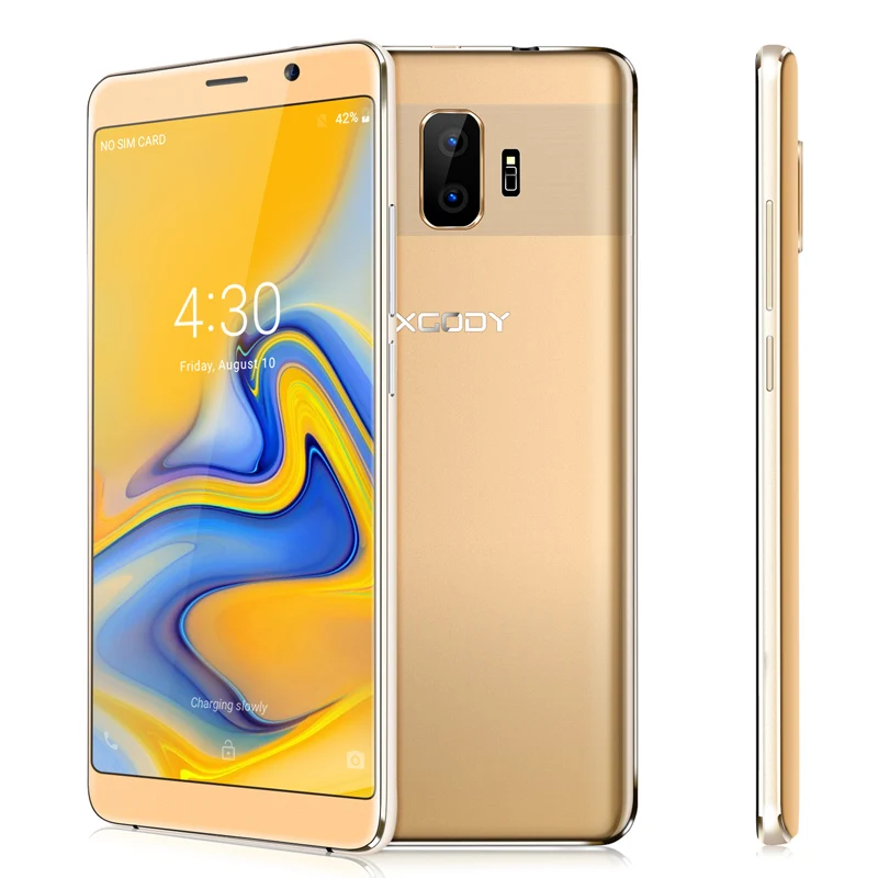 XGODY Y27 3G Dual Sim Smartphone Android 8.1 6 Inch 18:9 Full Screen Mobile Phone Quad Core 1GB+8GB 2500mAh WiFi 5MP Cellphone