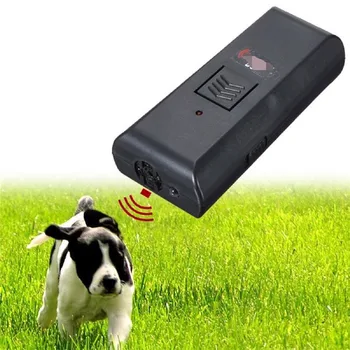 

Ultrasonic Dog Train Repeller Control LED Anti Bark Device Stop Barking Healthy No Electricity Safe Practical Dog Training Tools