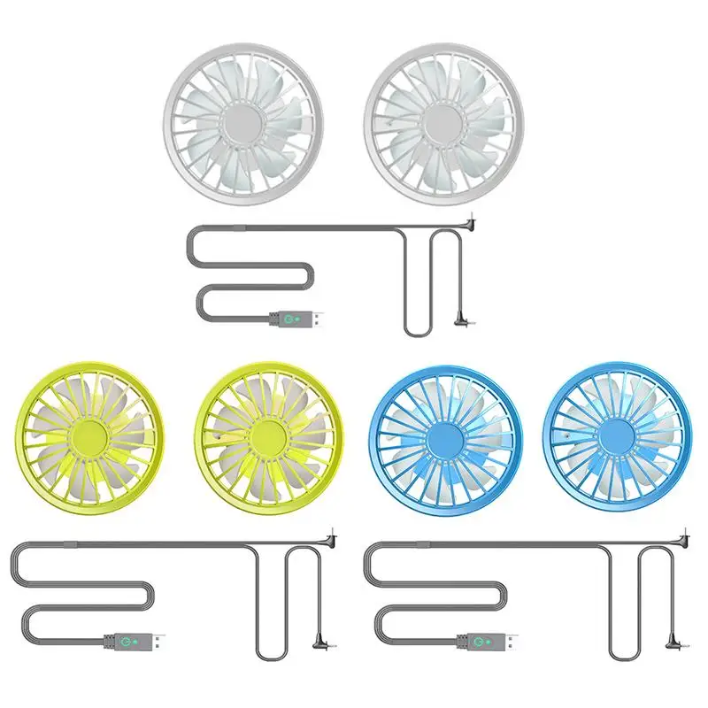 

Air Conditioning Clothing Fan Clothes Cooler 5V Brushless Motor High Speed Cooling Fan Outdoor Fishing Tool Fan High Quality
