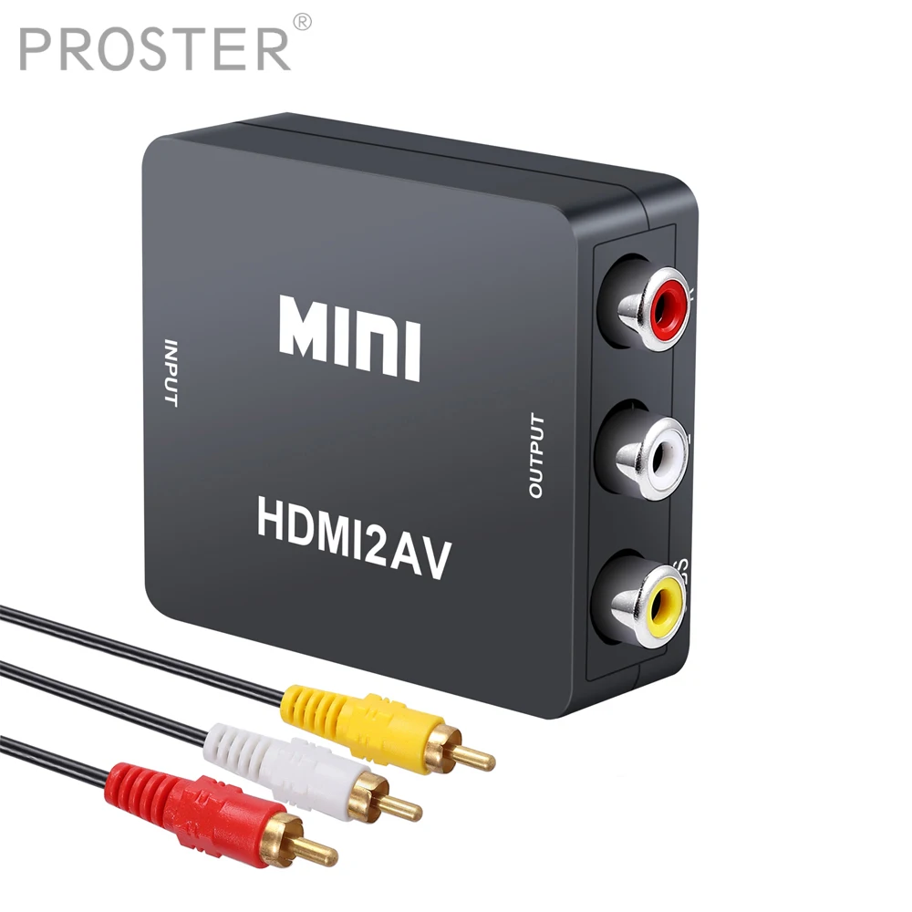 PROZOR HDMI к RCA адаптер конвертер с аудио-видео кабель Выход в AV совместим 1 3 |