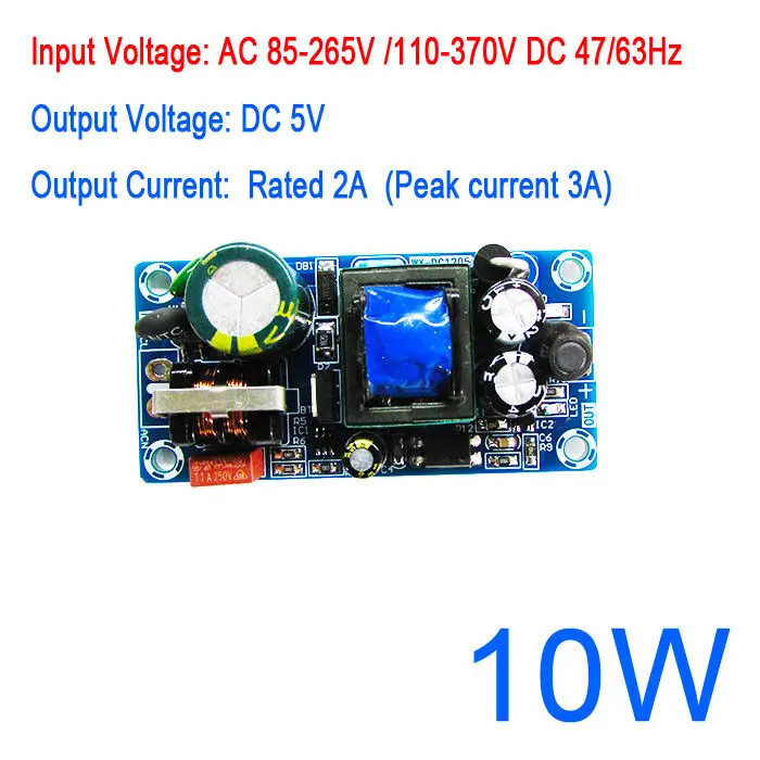 AC-DC Converter Switching Power Supply Module AC 110V 220V 230V to DC 5V 2A 10W 