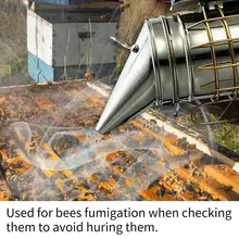 Перезаряжаемый пчеловод инструмент из нержавеющей стали Электрический пчеловод установка для метания дымовых боеприпасов комплект Электрический пчеловод инструмент распылитель