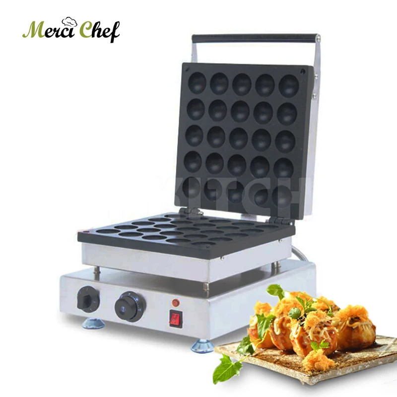 

ITOP 25 Holes Tokoyaki Maker Cctopus Baking Machine Bomb Burning Machine Commercial Octopus Takoyaki Maker Tool