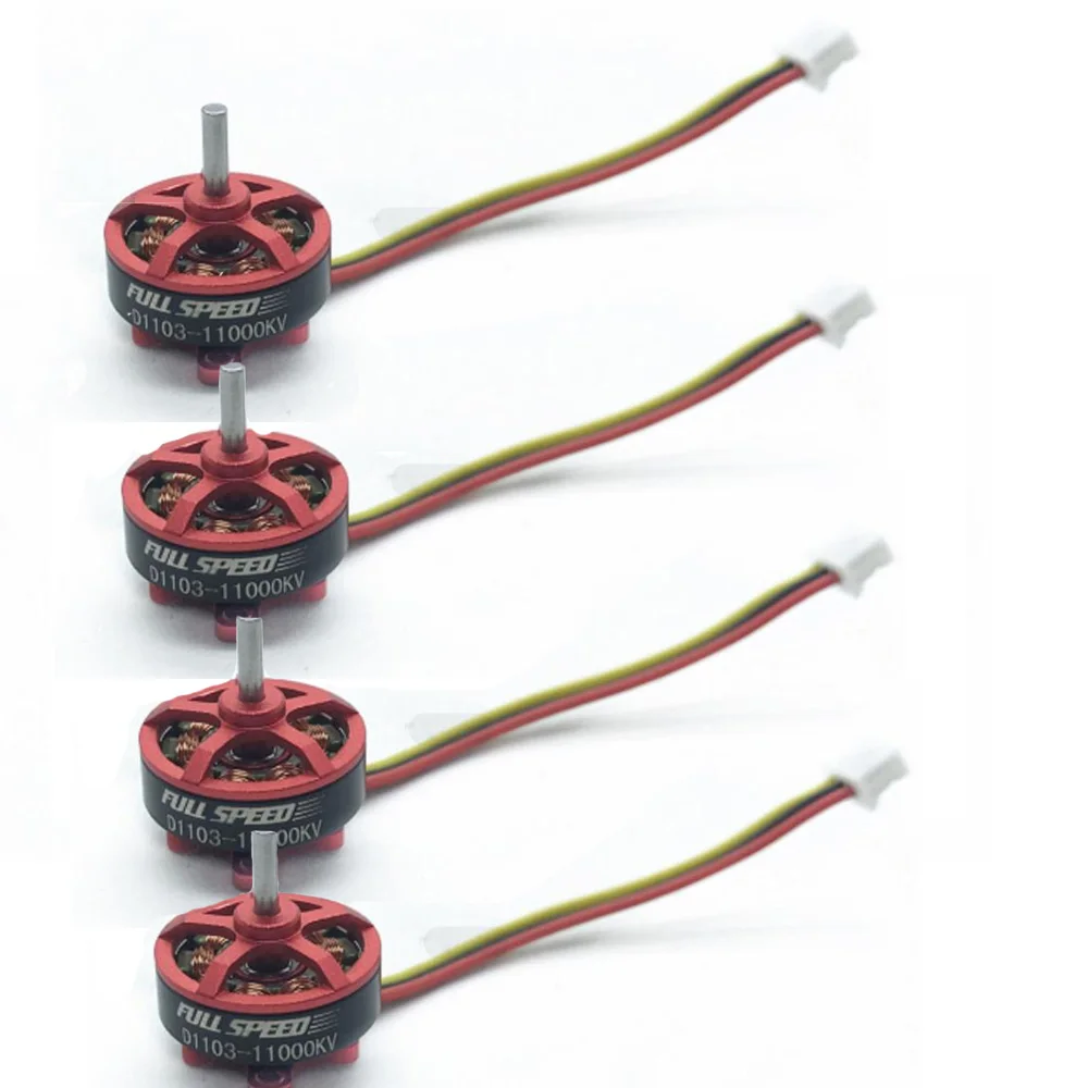 1 шт./2 шт./4 шт. FullSpeed FSD1103 1103 11000KV 1-3 S бесщеточный двигатель для TinyLeader 75 RC Дрон FPV