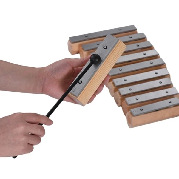 10 примечаний ксилофон Glockenspiel Disconnect-type Дизайн ударный инструмент Музыка Обучение развивающая музыкальная игрушка инструмент