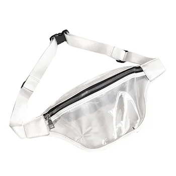 

1pc Bag Lucency All-Match Durable Fashion Crossbody Transparent Pocket Waist Bag For Women