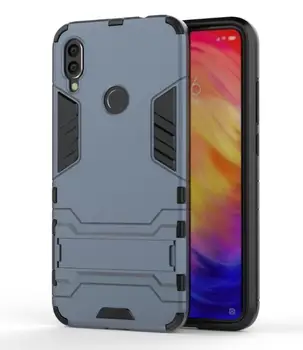 

100pcs/lot free shipping Stand PC +TPU 2 in 1 Hybrid Armor Case For Xiaomi MI 9 Redmi Note 6Pro Redmi Note 7 Redmi Note 8 note 8Pro MI 9lite