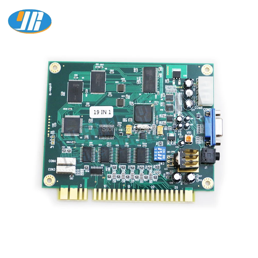 Аркада доска для игры Jamma 19 в 1 Настольная Игра мульти печатной платы VGA CGA