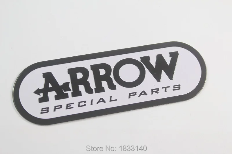 

3D Aluminum Heat-resistant Aluminium Motorcycle Exhaust Pipes Decal Sticker For Scorpio Arrow Sticker