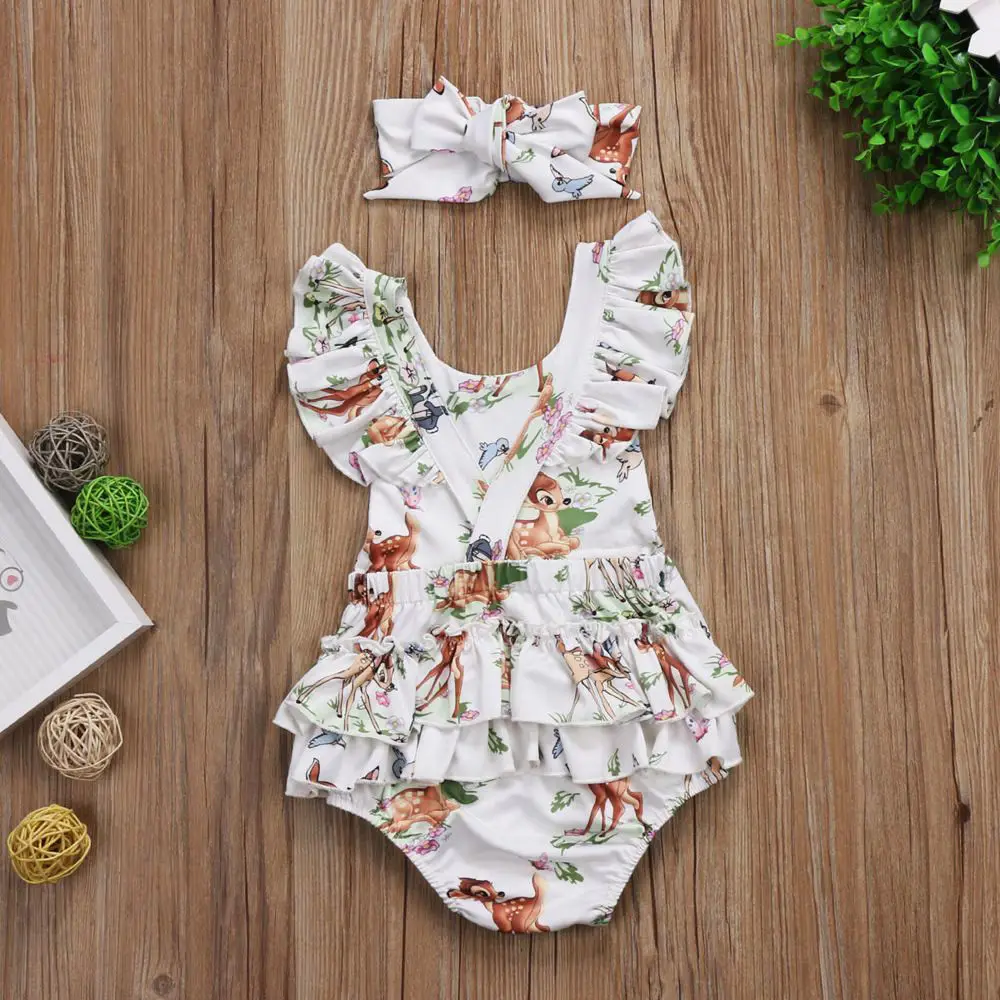 Комбинезон Emmababy в стиле унисекс для новорожденных 0 18 месяцев 2 шт.|Ромперы| |