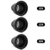 Lupa de ojo para reparación de joyería, lupa de cristal óptico Monocular para relojero y joyero, 10X/15X/20X ► Foto 1/6