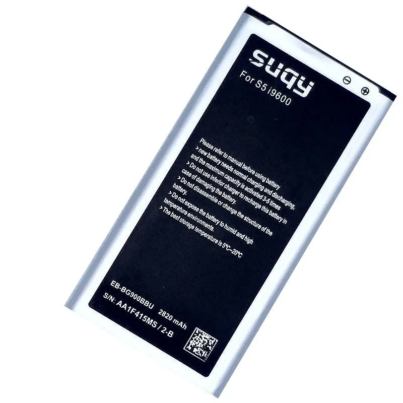 Suqy 2820mAh аккумулятор для samsung Galaxy S5 i9600 G900F G900S G9008V 9006v G900 EB-BG900BBC аккумулятор для телефона