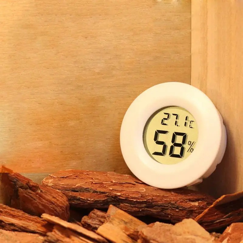 

Thermometer Hygrometer Mini LCD Digital Humidity Hygrometer Temperature Tester Meter Pyrometer Indoor Home Measuring Tool