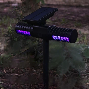 

Solar Mosquito Killer Lamp Outdoor Waterproof Villa Yard Garden LED Light Lawn Camping Lamp Large Bug Zapper Light Whole Night