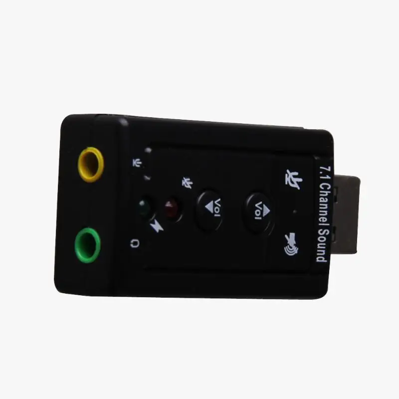USB адаптер для виртуального звука внешняя звуковая карта 7 1 с поддержкой бусов