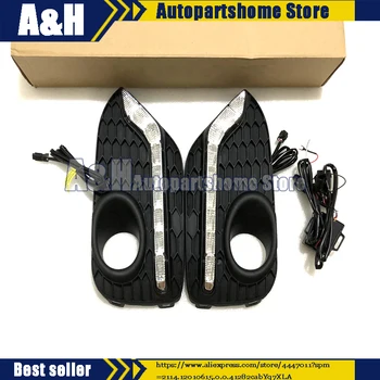 

2 Pcs Daytime Light DRL LED Fog Lights For Honda Crosstour 2013--2015
