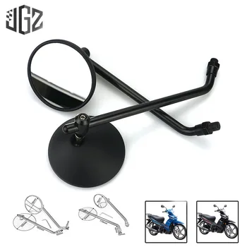 

Motorcycle Universal CNC Handlebar Rear View Round Side Mirrors Black For Yamaha Honda KTM Kawasaki Harley Scooter Accessories