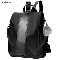 Anti Theft рюкзак Для женщин сумка рюкзак нейлон легкий школьная сумка для девочек Водонепроницаемость Повседневное Сумочка для леди