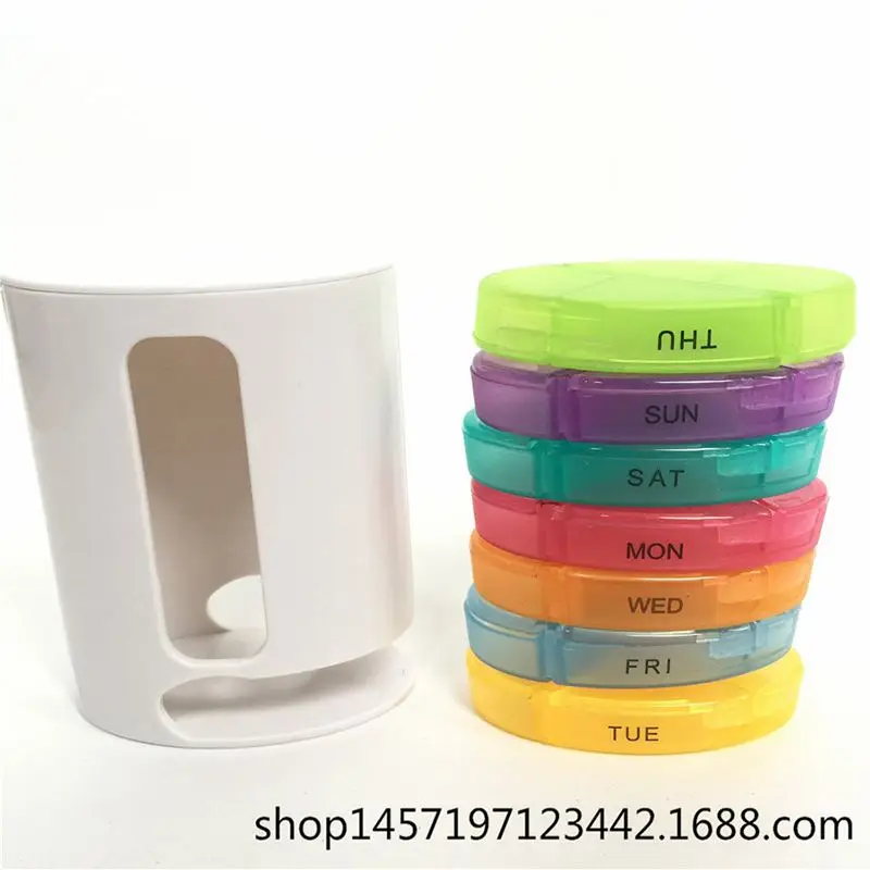 Pill Box Organizer.7 день до 4 раз в для вашего приема лекарств. Удобный маленький чехол