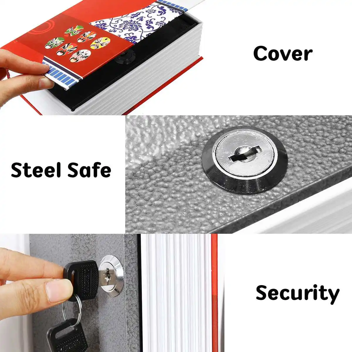 Mini Safe Box Book Books Money Hiddens Secret Box Security Safe Lock Cash Money Coin Storage Jewellery Key Locker For Kid Gift Mini Safe Box Book Books Money Hiddens Secret Box Security Safe Lock Cash Money Coin Storage Jewellery Key Locker For Kid Gift