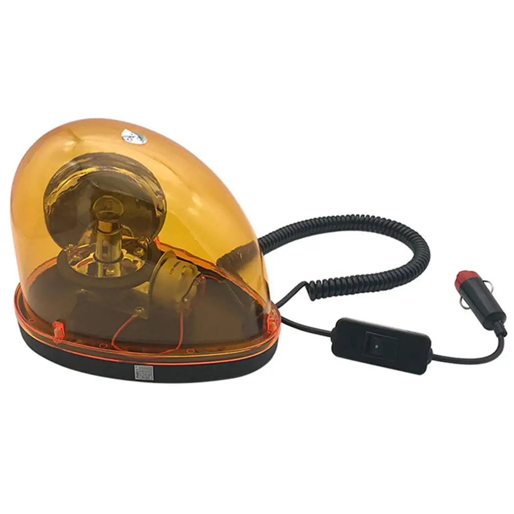 

Halogen Bulb Warning Light Car Rotating Light 15W for DC12V-24V 12.5kg Road IP65 Rotate Garbage 1.25A Truck