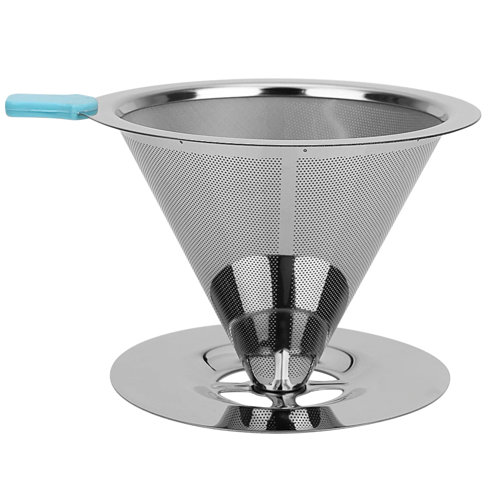 Coffee Funnel Mesh Coffee Tea Filter Stainless Steel Reusable Filter Kitchen GadgetCoffee