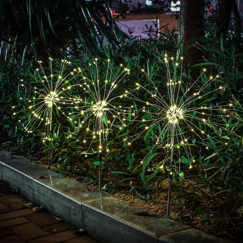 

DIY Fireworks Light Foldable Bouquet Shape LED String Decorative Fairy Lights For Garland Patio Wedding Party Christmas Light
