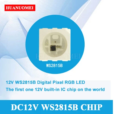 Светодиодный чип WS2815 1000 SMD RGB с интеллектуальным управлением постоянный ток 12 В