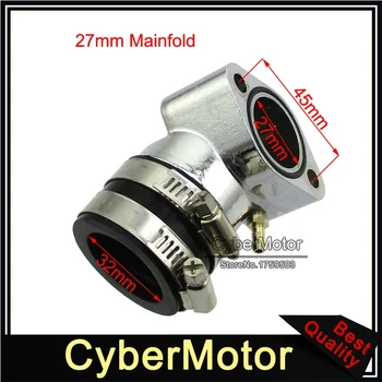 

27mm Performance Racing Intake Manifold For GY6 125cc 150cc Engine Chinese Moped Scooter Go Kart Buggy