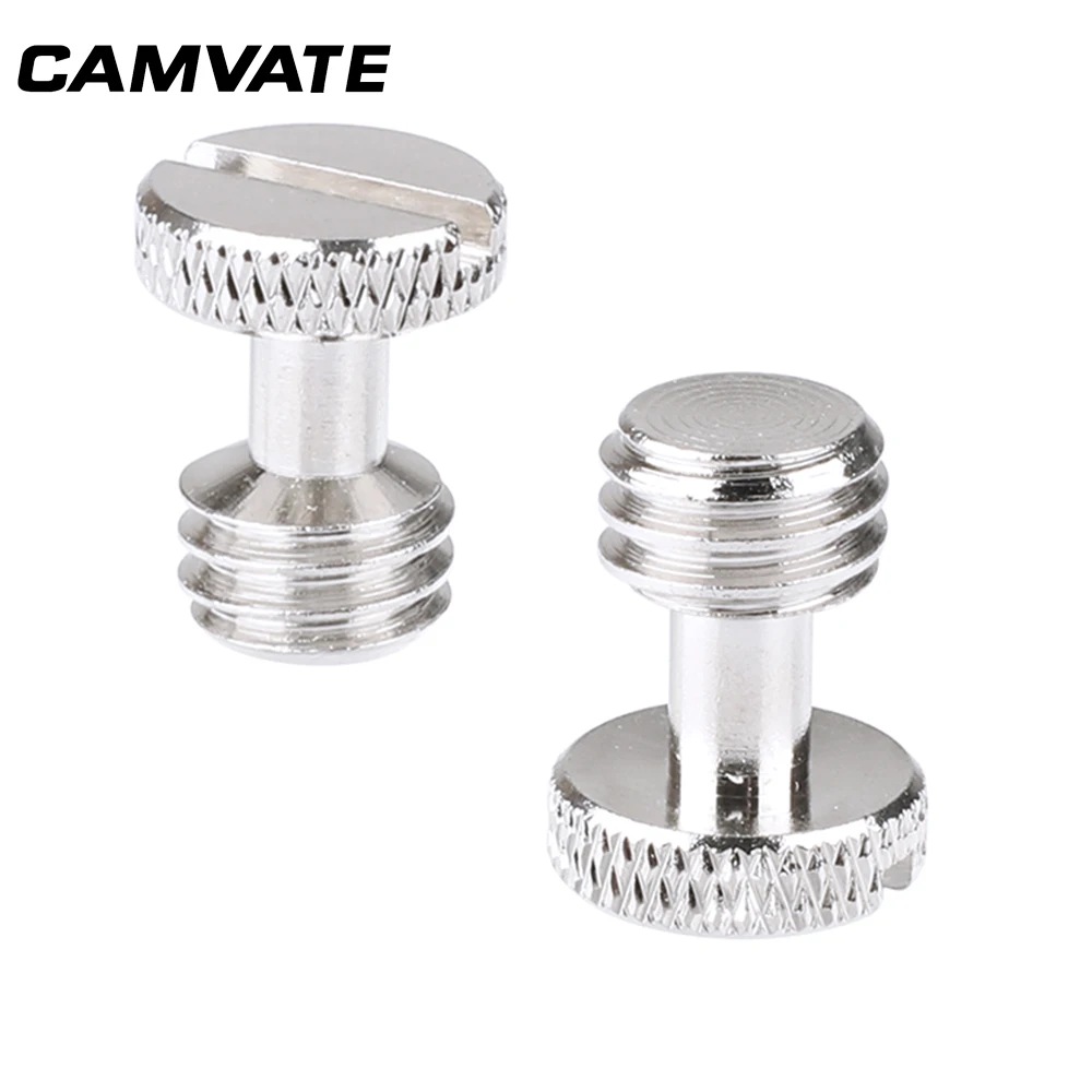 CAMVATE 3/8 &quot 16 шлицевой винт для камеры БЫСТРОРАЗЪЕМНАЯ пластина (2 шт.)