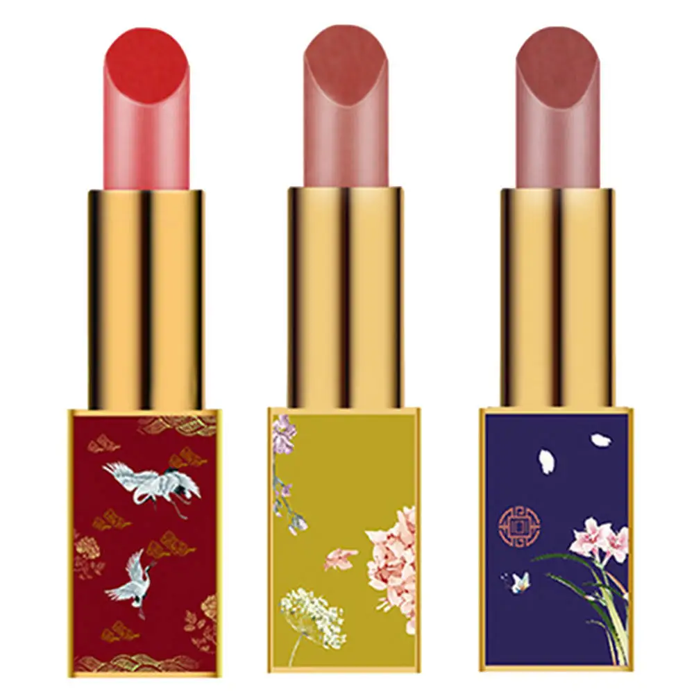 

1 pc The Imperial Palace Lipstick Beautiful Chinese Style Long Lasting Moisturizing Waterproof Lipsticks Box Cosmetics