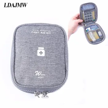 

LADAJMW Travel Portable Treatment Kit First Aid Kit Medicine Bag Debris Finishing Storage Bag Outdoor Home Car Pill Organizer