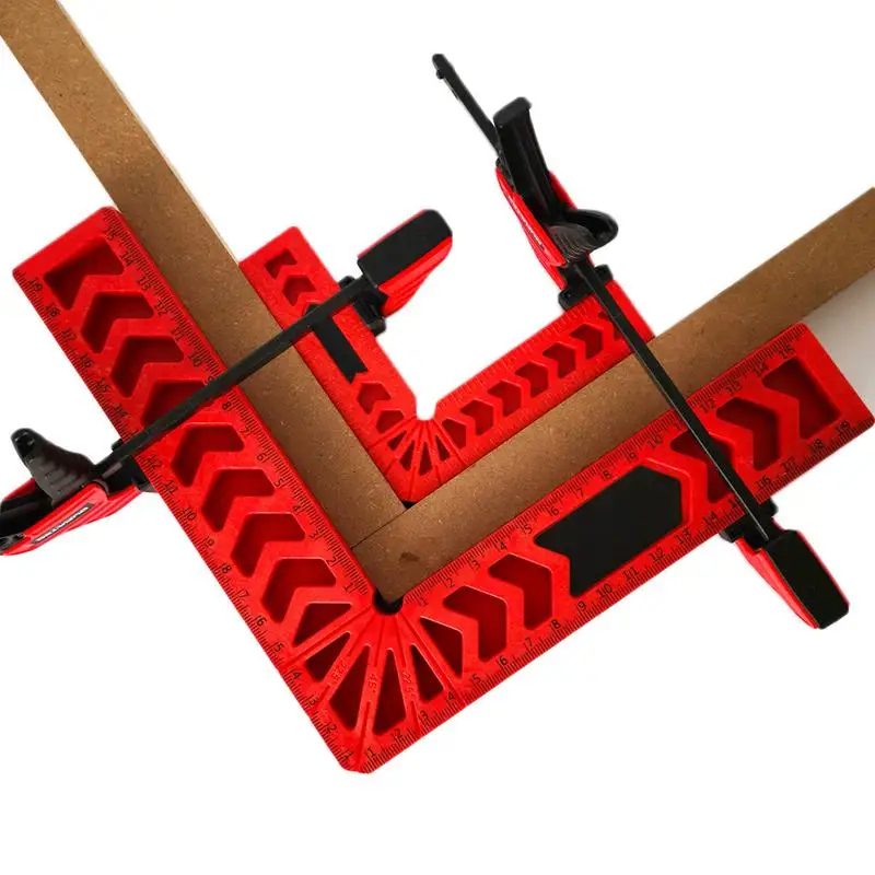 

4PCS Positioning Squares Woodworking Tool Clamping 90 Degree Angles For Picture Frames Boxes Cabinets Or Drawers 3/4/6/8 Inch