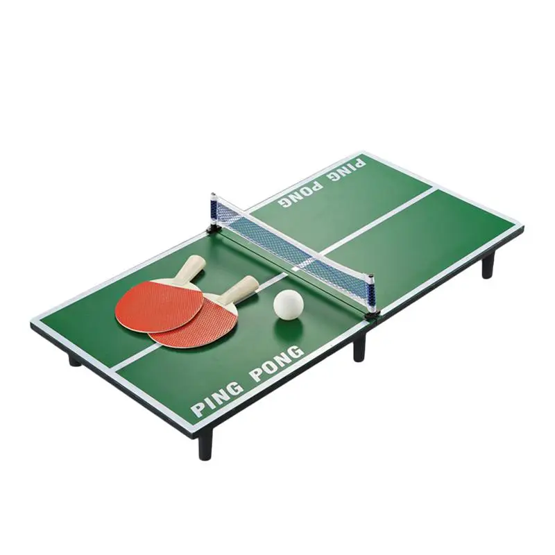 

1 Set Mini Portable Tabletop Table Tennis Ping Pong Board Game Set Toy for Kids Children