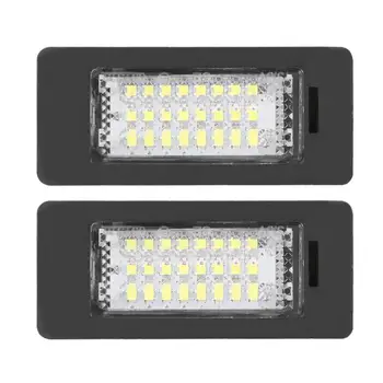 

2pcs LED License Plate Lights Bulbs Lamps 24 LED 168LM 6000K For BMW E82 E88 F20 F21 E90 E91 E92 E93 F30 E39 E60 E61 E70 E71