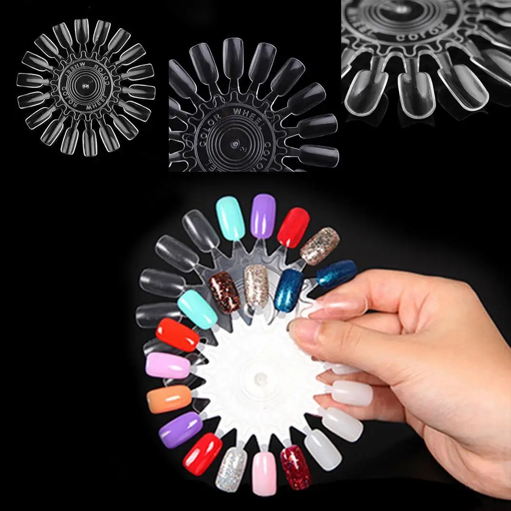 

Nail Plate Color Card Beautiful Makeup Nail Color Card Display Board Platter Nail Tips Color Swatches fashion hot trend