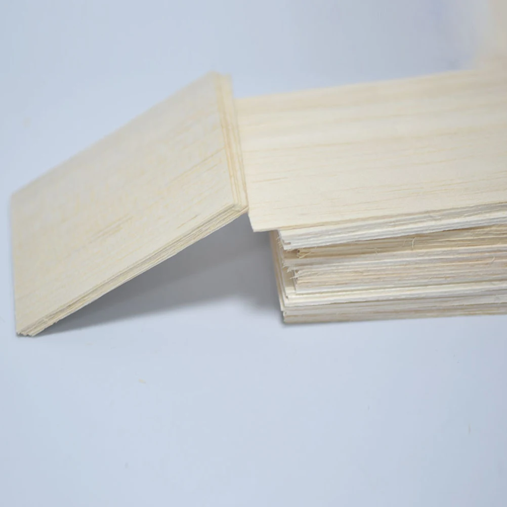 20 шт тонкая деревянная доска панель доска для DIY Искусство Ремесло Декор Строительная модель 100x100x1 мм