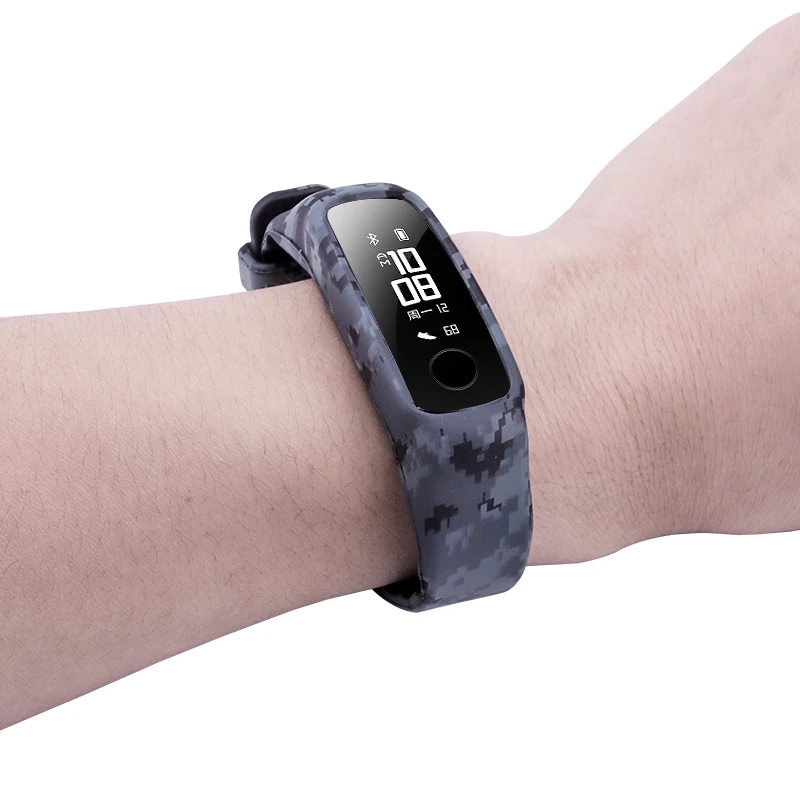 Браслет для honor band 5 4 стандартная версия замена силиконового ремешка браслет