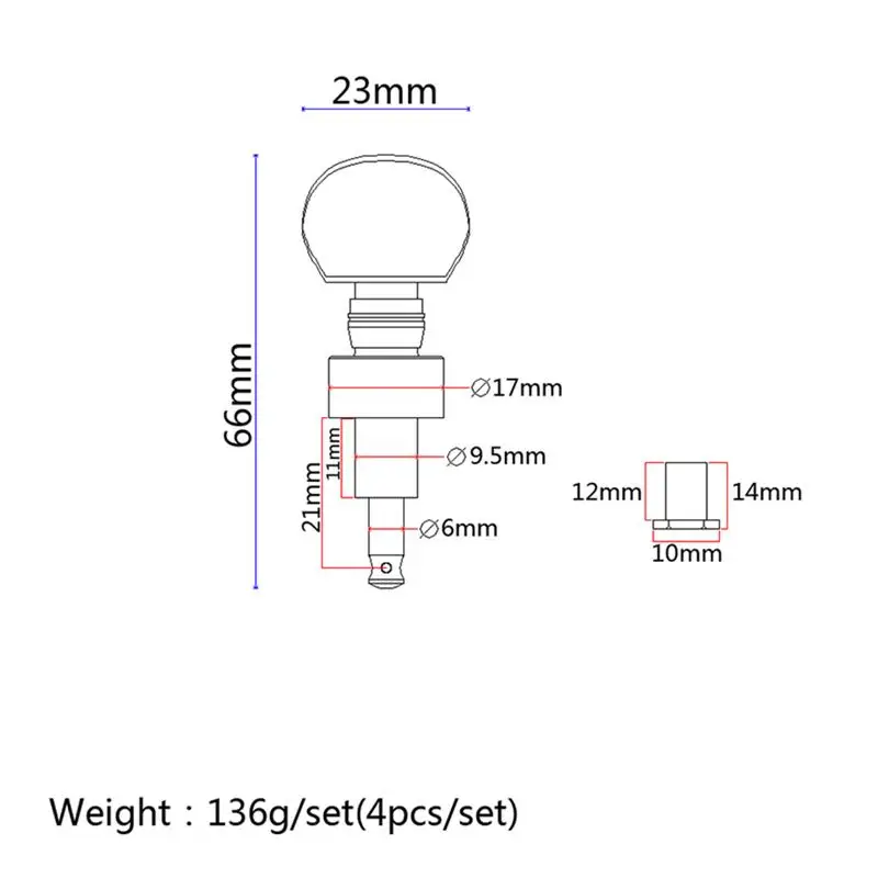 Струнные банджо машинные головки колышки Тюнеры ключи зацепленные ключи настройки(хром