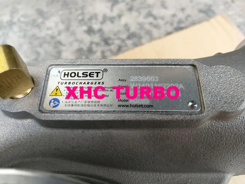 Новый настоящий Турбокомпрессор HOLSET HX50 2839663 612601110966 для WEICHAI WP10 9.7L 280HP