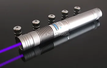 

High power Blue laser pointer 200000m 200w 450nm Lazer Beam Military Flashlight Light burning match/candle/black/Burn cigarettes