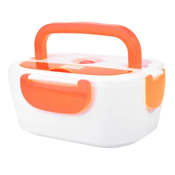 

Nosii Electric Heating Lunch Box Portable Food Container Home Office US Plug 110V Keeping Dinnerware Sets Kitchen Tool Orange